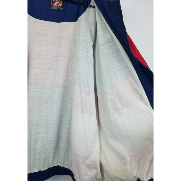 VTG JC Penny USA Olympics Windbreaker Jacket Sz XL Red White Blue Extremely Rare - Picture 11 of 11
